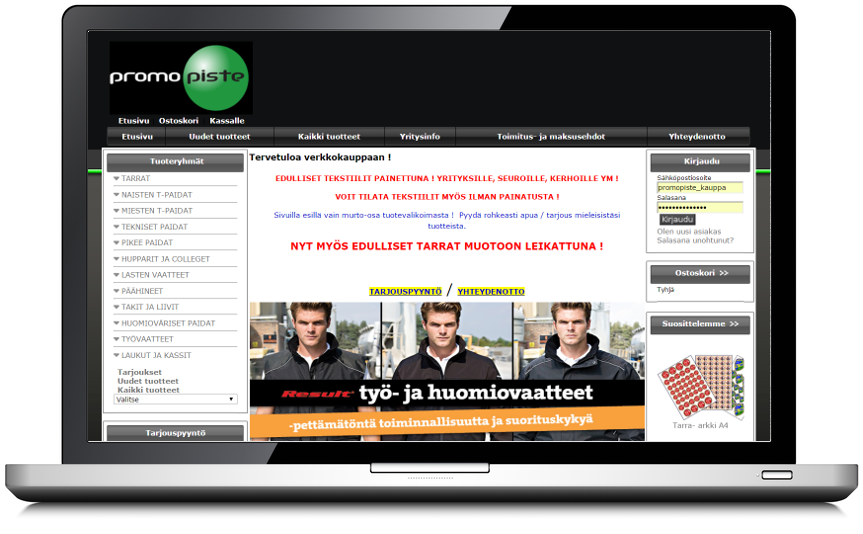 Promopiste verkkokauppa