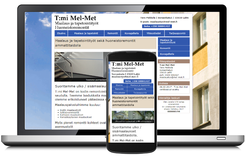 T:mi Mel-Met verkkosivut